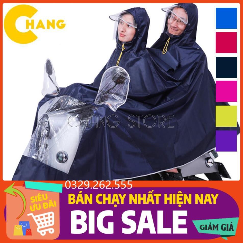 (Big Sale) Áo mưa cánh dơi vải dù siêu bền đầu phản quang có kính che mặt vải dù siêu dai, siêu bền