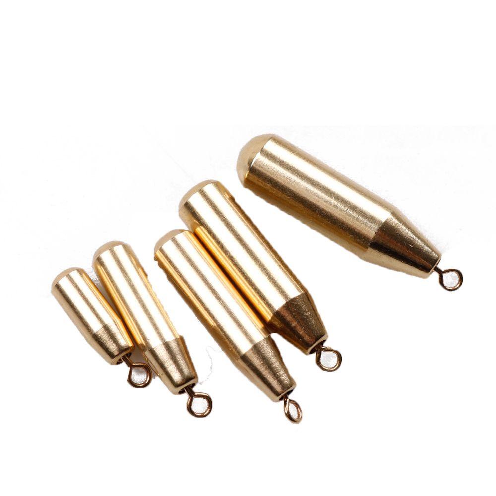 Set 10 Chì Câu Cá Bằng Đồng Thau Sắc Bén