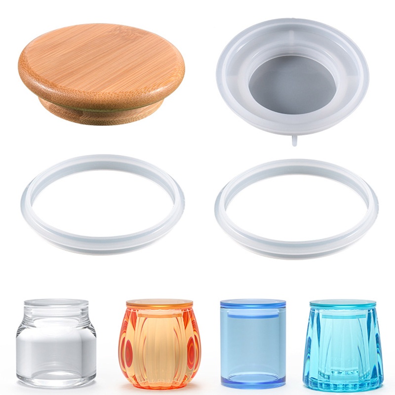 Khuôn Silicone Làm Hộp Đựng Chai Lọ DIY Tại Nhà