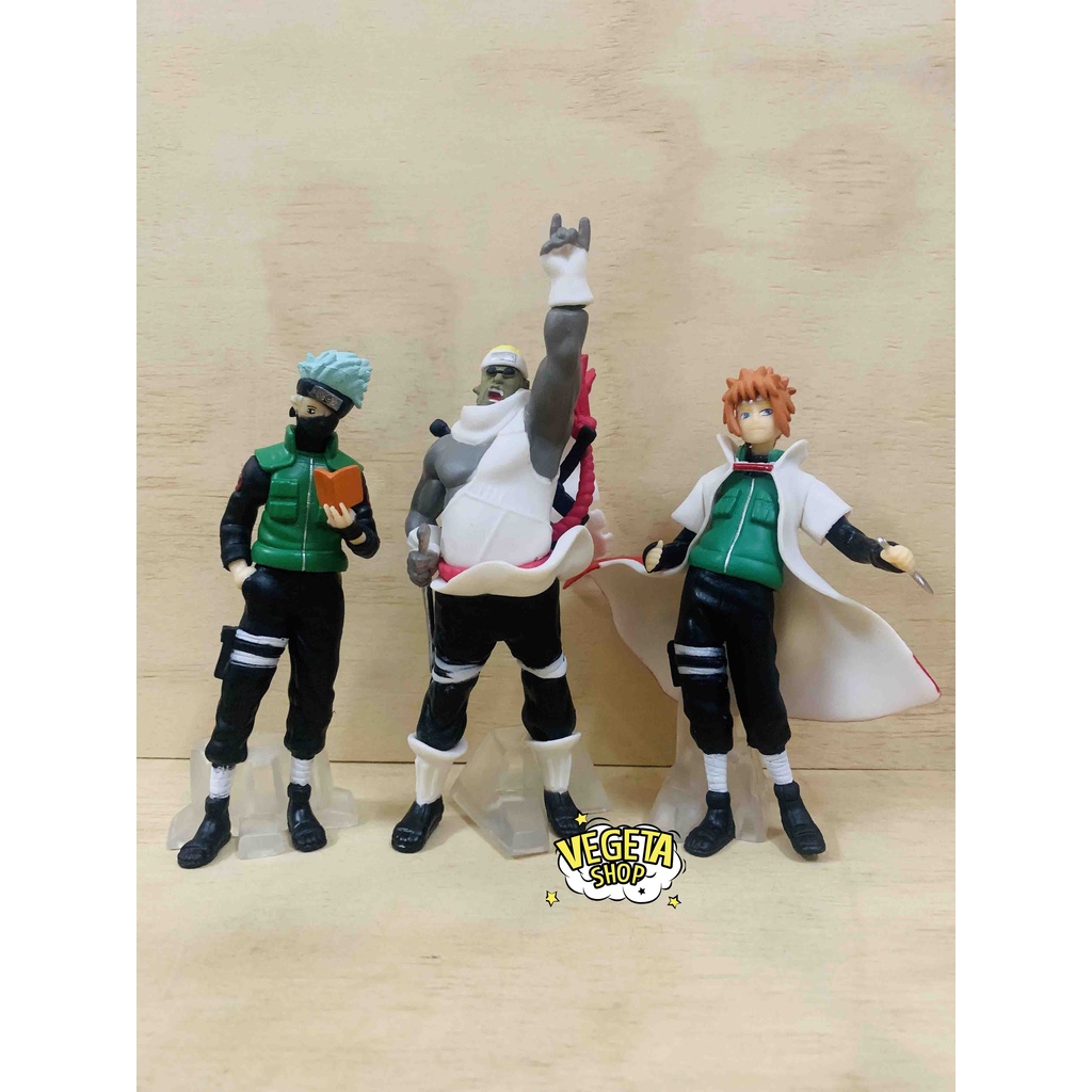 Mô hình Naruto - Mô hình Sasuke Kakashi Minato Killer Bee Naruto Hokage - Bán lẻ - Cao 10~15 cm