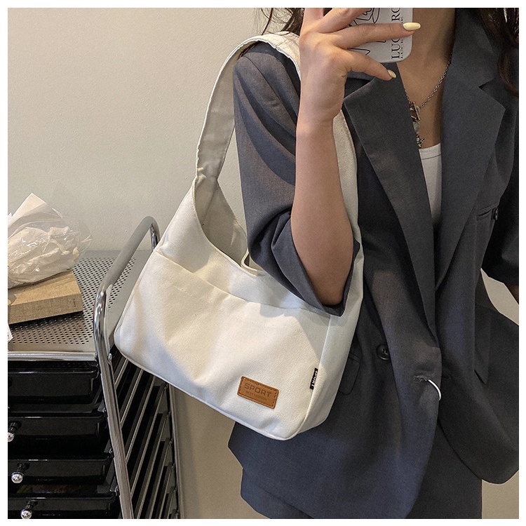 Túi đeo chéo, túi đeo vai vải canvas Hàn Quốc