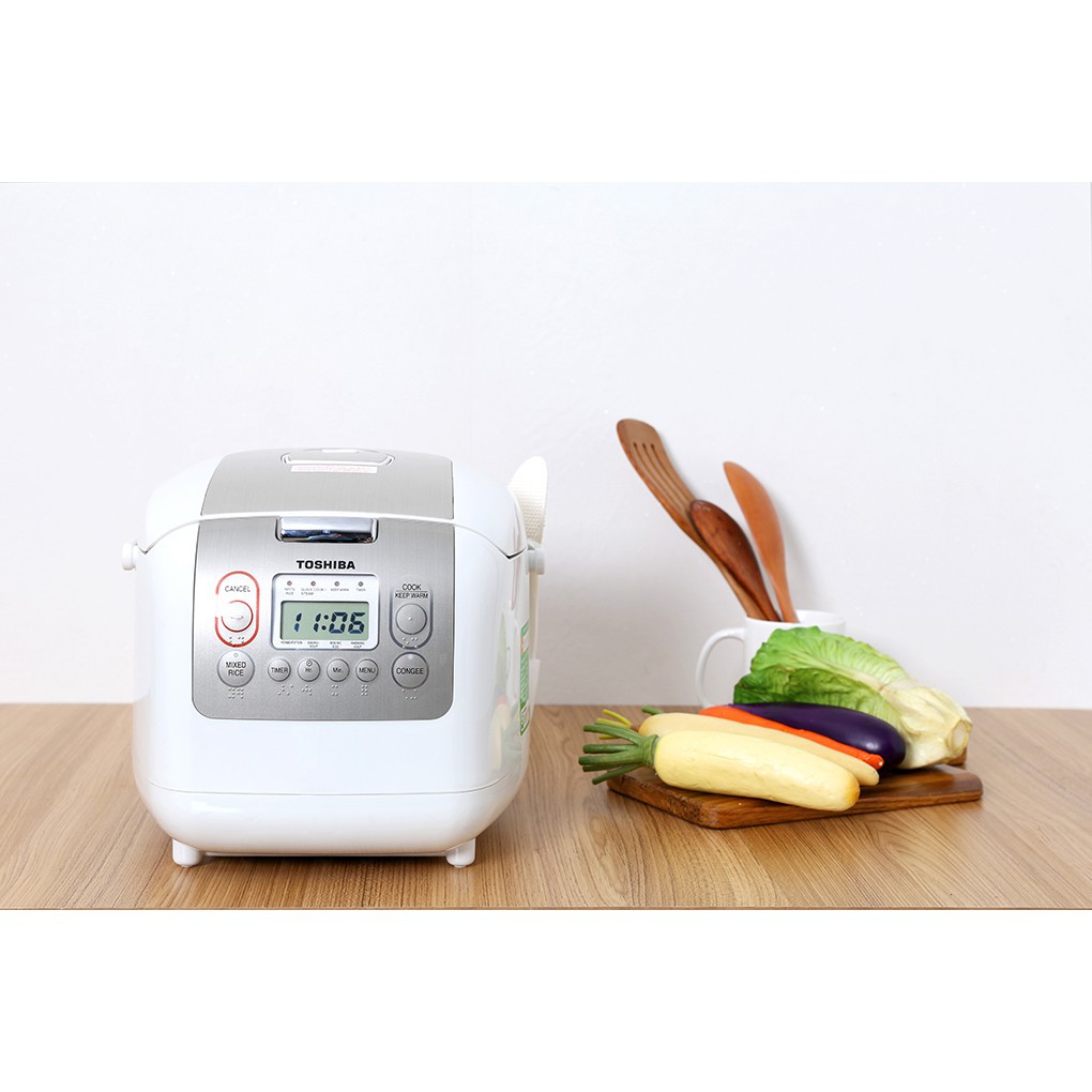 Nồi cơm điện tử Toshiba 1.8 lít RC-18NMFVN(WT) - Hàng chính hãng | BigBuy360 - bigbuy360.vn