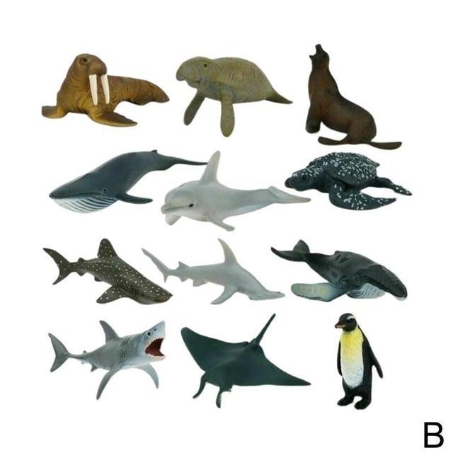 Mô hình đồ chơi động vật biển, động vật hoang dã, khủng long cho bé - Sun Bear