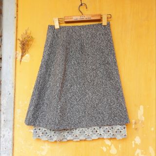 Chân váy dạ chữ A