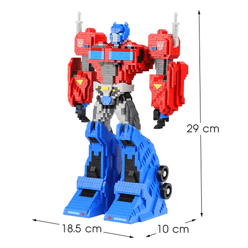 Đồ Chơi Lắp Ráp Robot Biến Hình Optimus Prime G1 DIY