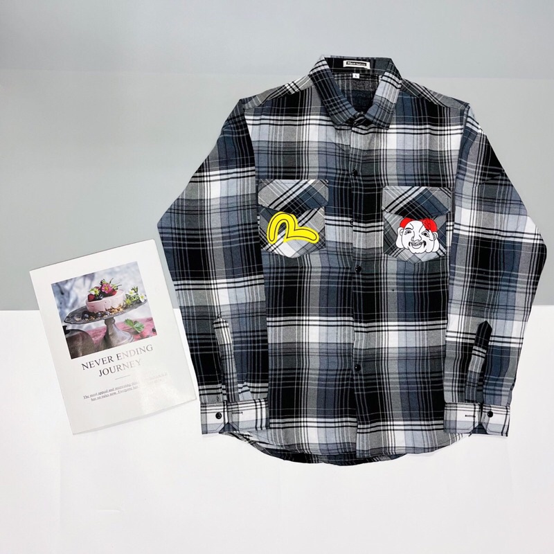 Áo Sơ Mi Nam Tay Dài CLUB Vải Nỉ Caro Cao Cấp Siêu Mềm Phong Cách Moto Club Thời Trang Hot Trend Mới