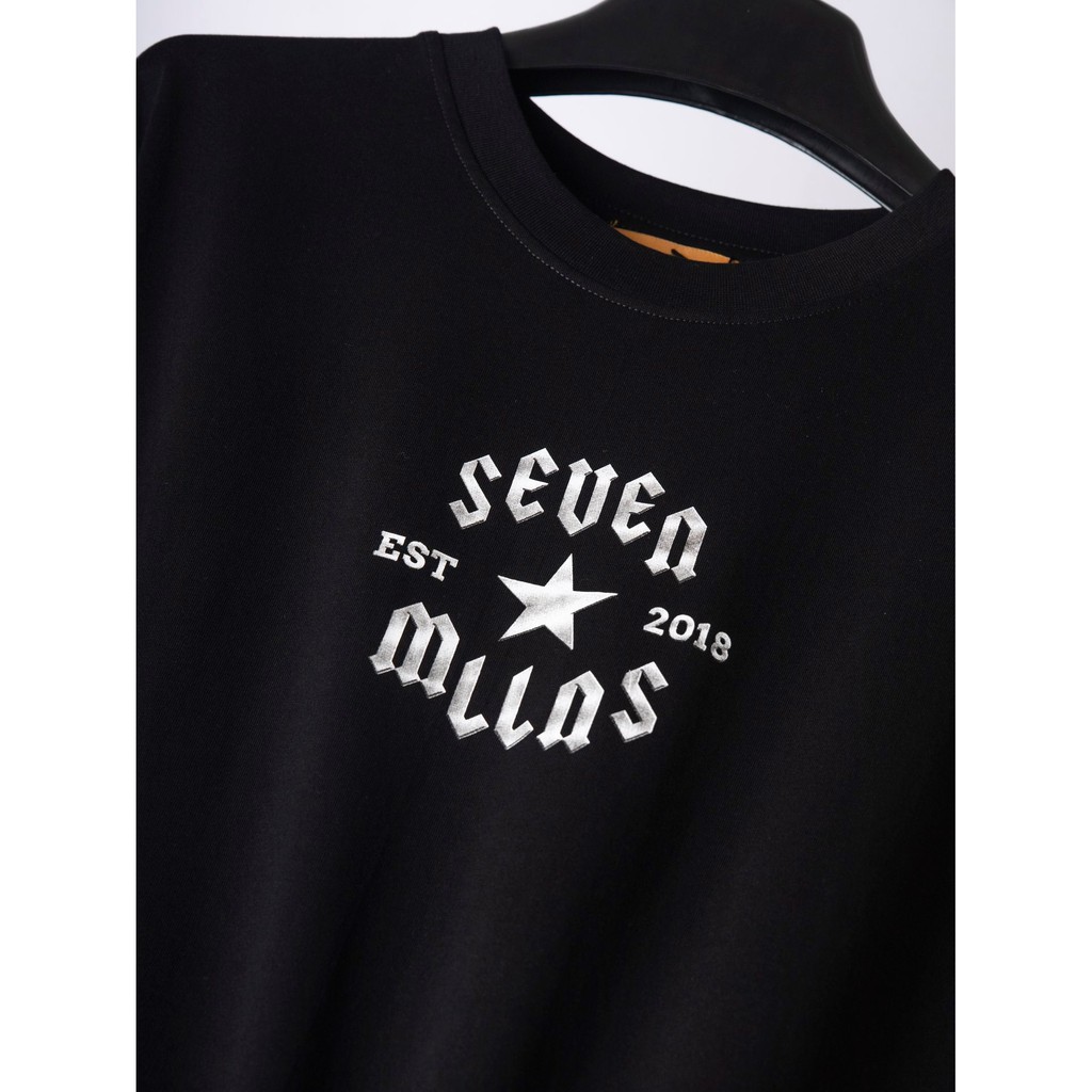 Áo thun 7millions MascotMetal - Đen - Unisex