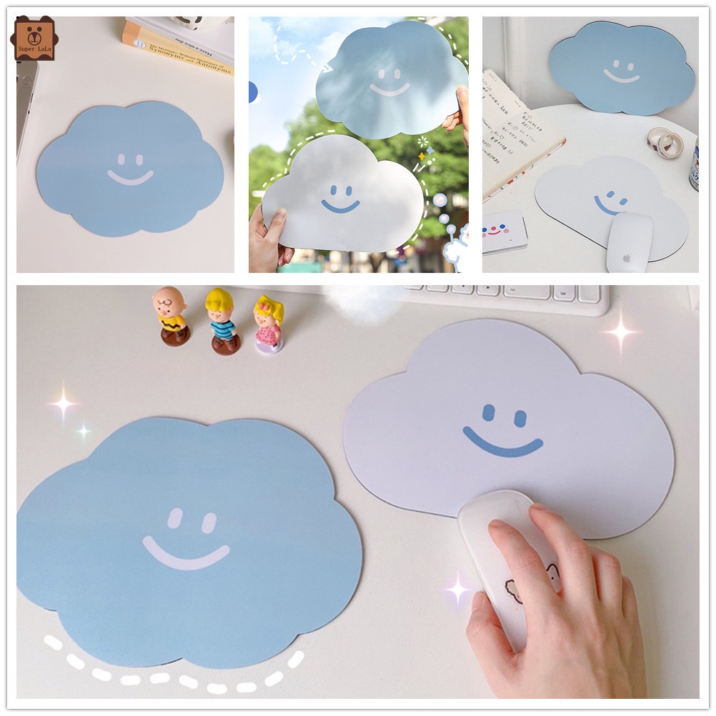 Miếng lót chuột thiết kế hình đám mây xinh xắn chống thấm nước