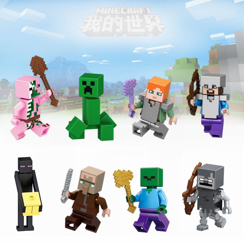 Đồ chơi lắp ráp mô hình ALEX LEGO Minecraft độc đáo chất lượng cao