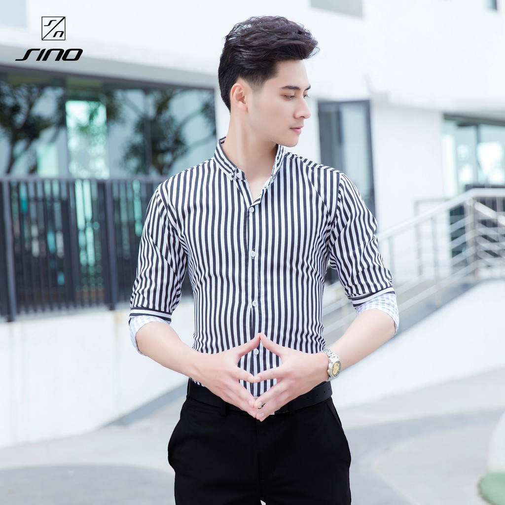 Áo Sơ Mi Nam Dài Tay Thời Trang - Thiết Kế Theo Style Cao Cấp | BigBuy360 - bigbuy360.vn
