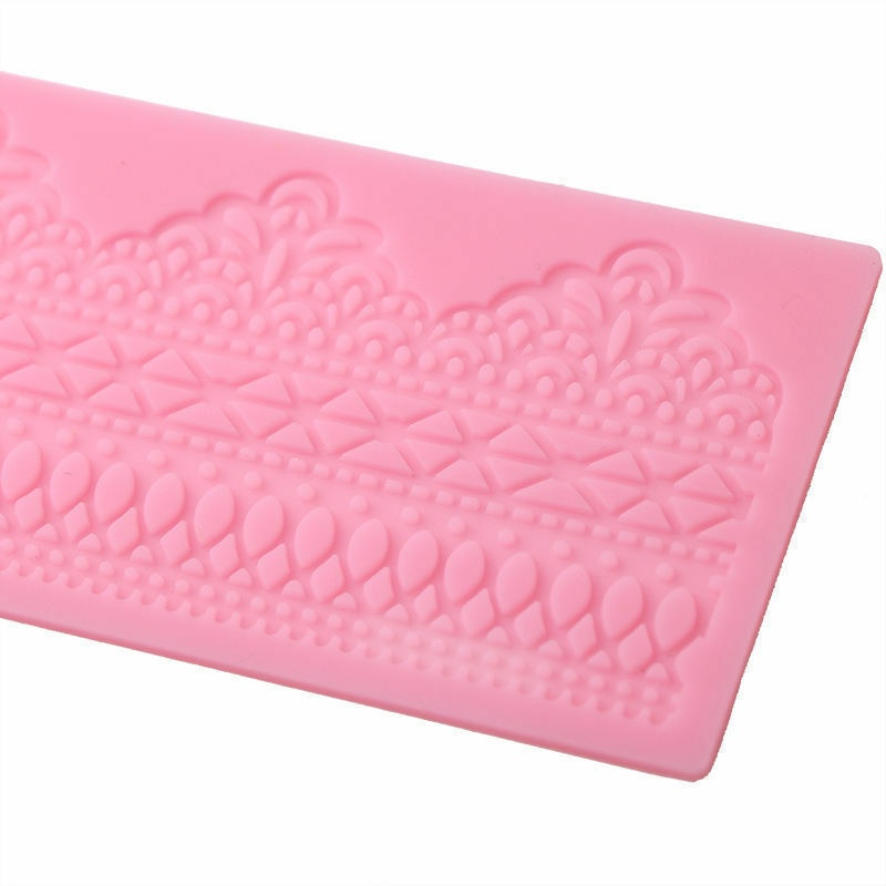 Khuôn Silicone Tạo Hình Ren Hoa Trang Trí Bánh Cho Nhà Bếp