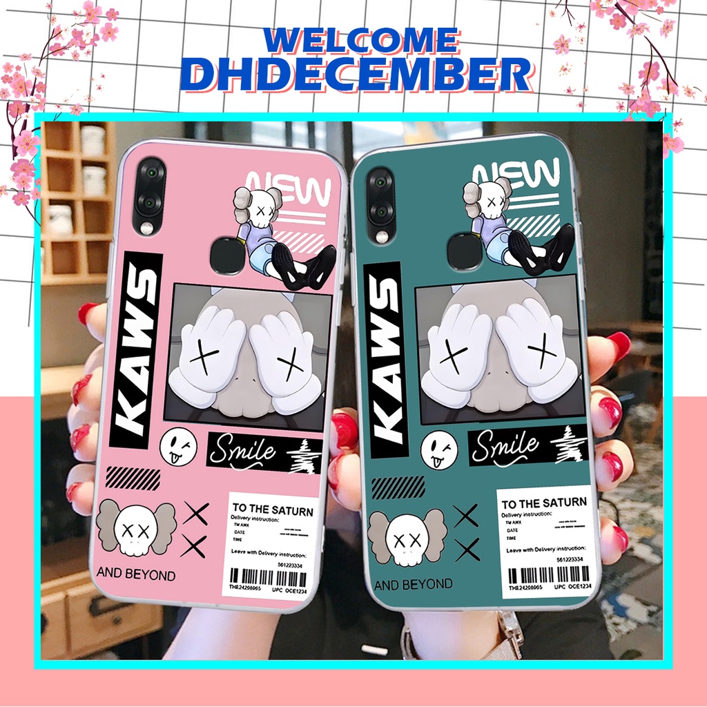 Ốp lưng Vsmart JOY 1 PLUS in hình gấu K@ws, gấu nâu, dor@emon RẺ- ĐẸP- BỀN