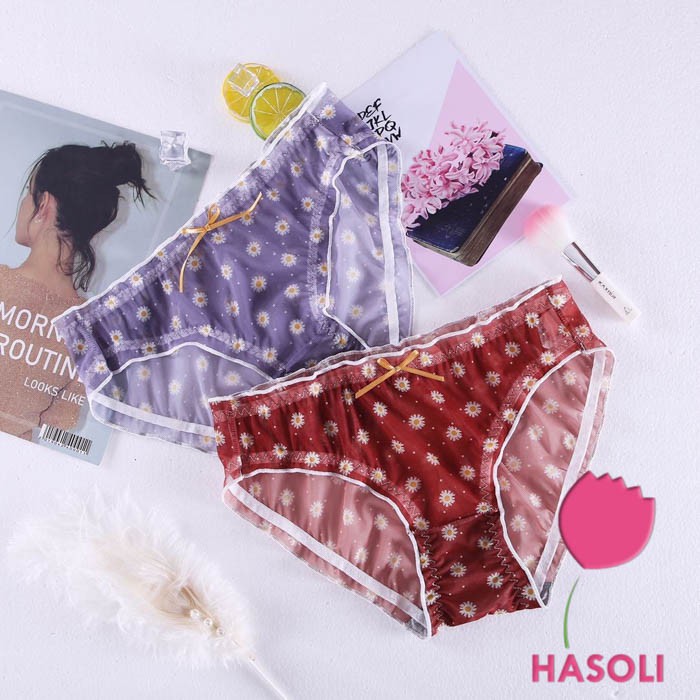 Quần Lót Nữ Ren Hoa Cúc Cao Cấp Siêu Dễ Thương S61