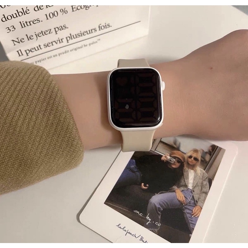 Đồng hồ nam nữ LED kiểu dáng Hàn Quốc cho tuổi teen DHL1 LOUSMORE