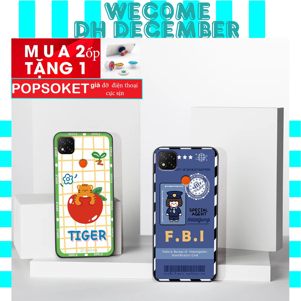 Ốp lưng Xiaomi REDMI 9C  in hình 3D gấu mới nhất - sang - chảnh - ĐẸP- BỀN