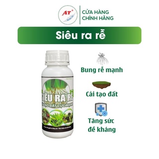 Thuốc kích rễ AT cho hoa hồng, hoa lan, cây cảnh đậm đặc 500ml - Siêu ra rễ tăng khả năng hấp thụ dinh dưỡng cho cây
