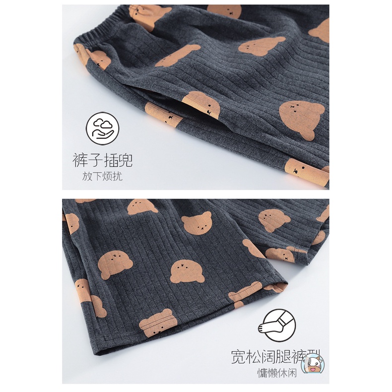Bộ Đồ Ngủ Tay Ngắn Chất cotton Phong Cách kimono Nhật Bản Dễ Thương Thời Trang Cho Nữ