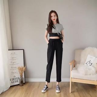 Quần Baggy Đũi Nữ 💖𝑭𝑹𝑬𝑬𝑺𝑯𝑰𝑷💖Quần Nữ Đẹp-Baggy Cạp Chun BGDNC01 | BigBuy360 - bigbuy360.vn