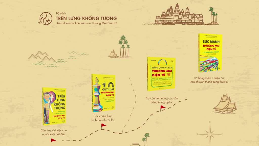 Sách - Trọn Bộ Trên Lưng Khổng Tượng - Kinh Doanh Online Trên Sàn Thương Mại Điện Tử - Khởi Nghiệp Với Bán Hàng Qua Mạng | BigBuy360 - bigbuy360.vn