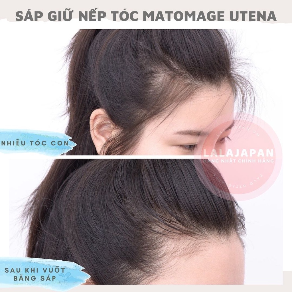 Sáp giữ nếp tóc con Matomage Utena Nhật Bản giúp tạo kiểu tóc 13g