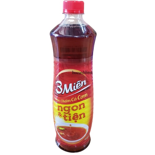 Nước Mắm Cá Cơm 3 Miền chai 800ml