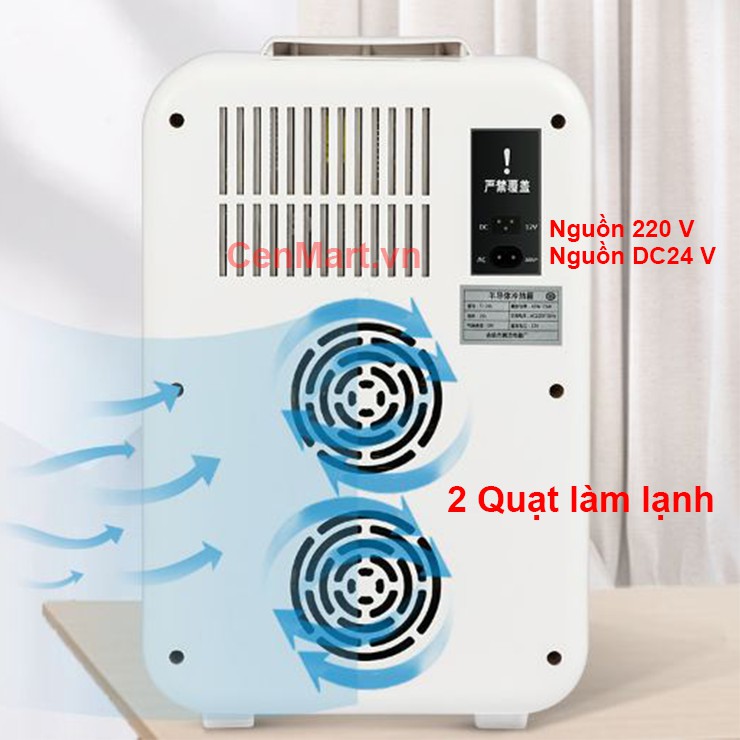 [BH 12T] TỦ LẠNH MINI AMOI - 20L, MẪU MỚI 2021 - Bảo quản MỸ PHẨM, Để trên Ô TÔ, TRỮ ĐÔNG SỮA CHO BÉ