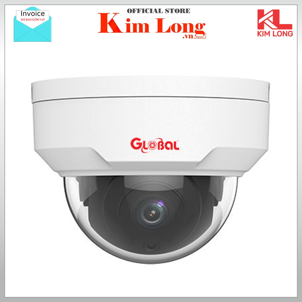 Camera IP đầu thu Global TAG-I42L3-F28 Dome 1080P