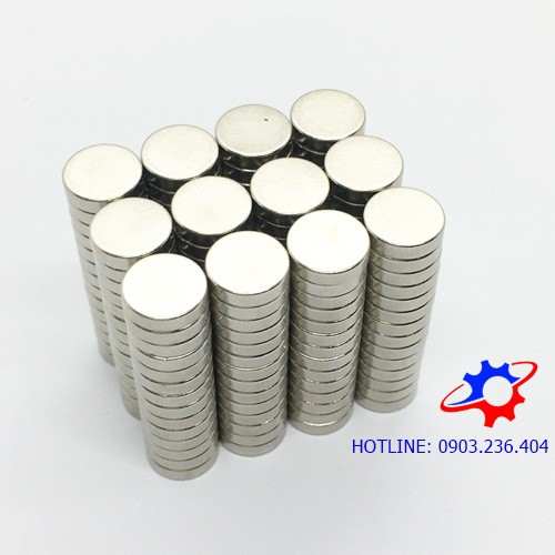 NAM CHÂM VĨNH CỬU KÍCH THƯỚC 8X1.8MM MẠ NIKEL
