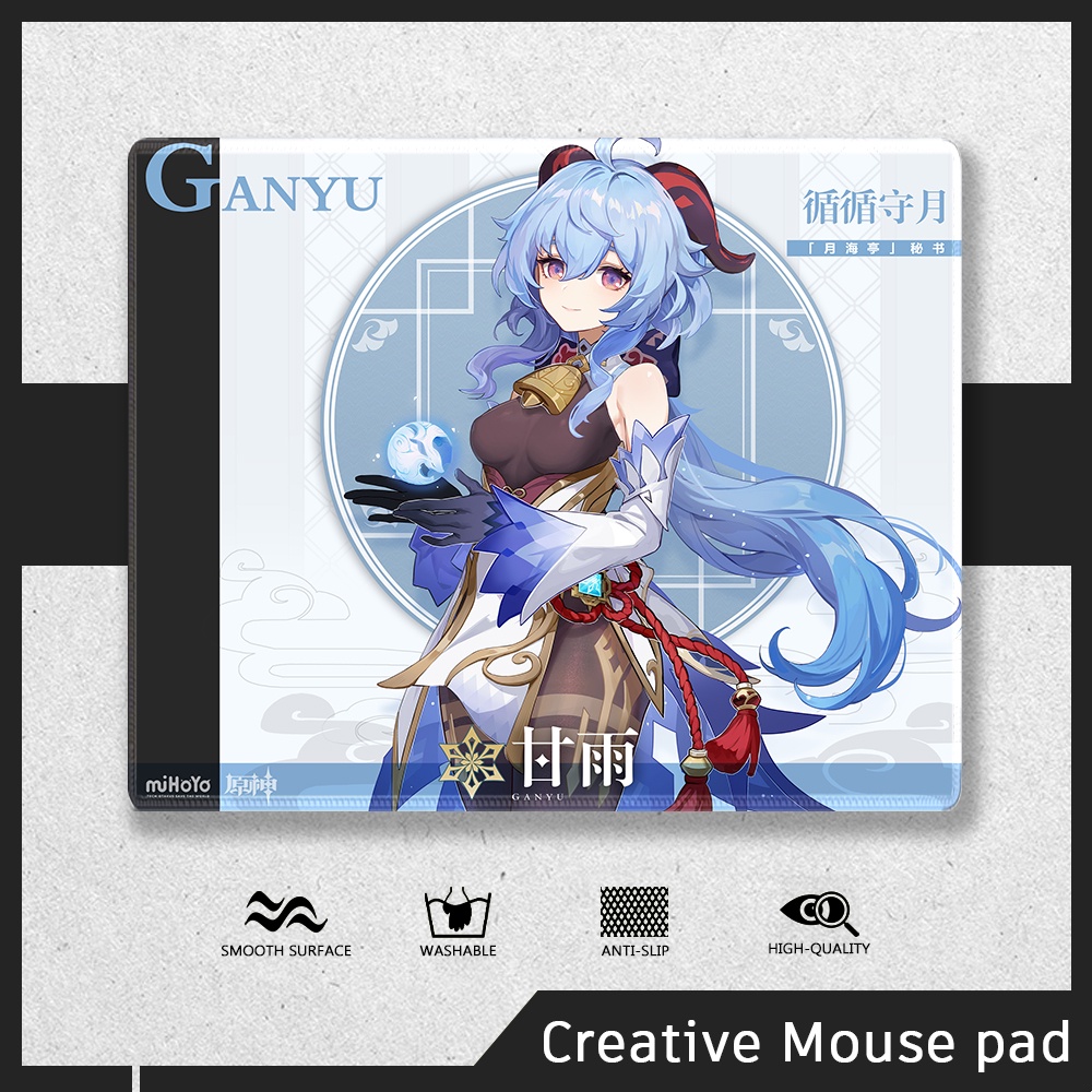 Miếng Lót Chuột Genshin | Miếng Lót Chuột Dễ Thương | Bàn Phím Chuột Chơi Game | Miếng Lót Chuột In Hình Anime Độc Đáo | Thảm Lót Bàn Phím Chất Lượng Cao | Miếng Lót Chuột Nhỏ Xinh Tiện Dụng