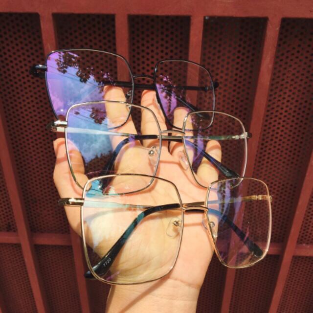 MẮT KÍNH THỜI TRANG HOT GIRL GỌNG CẬN FORM VUÔNG CHỐNG CHÓI CỰC ĐẸP | BigBuy360 - bigbuy360.vn