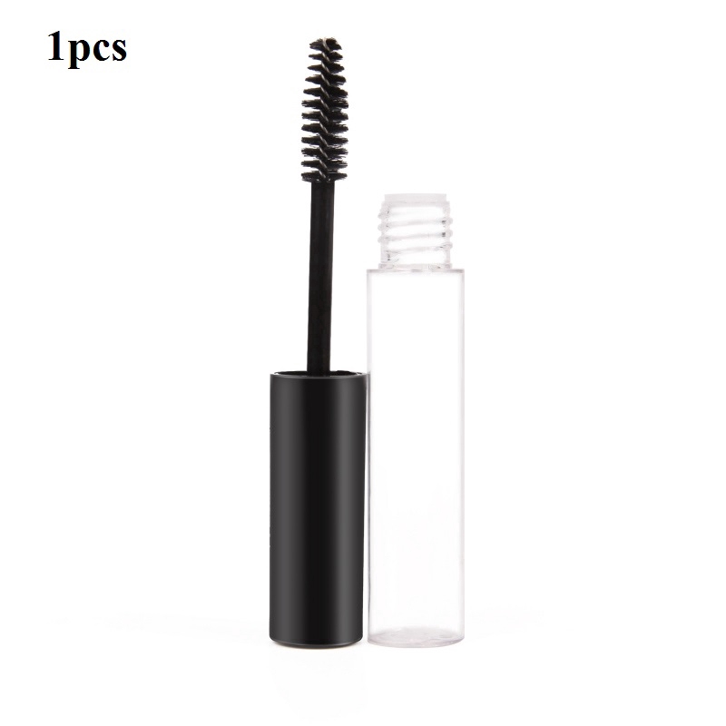 Hàng mới về Ống rỗng 10ml bằng nhựa trong suốt đựng mascara có cọ