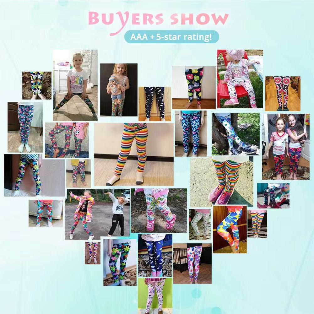 Quần Legging Hoa Dễ Thương Thời Trang Mùa Hè Cho Bé Gái 3-10 Tuổi