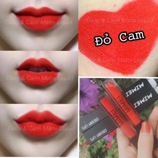 Son Lì MIMEI - MÀU ĐỎ CAM