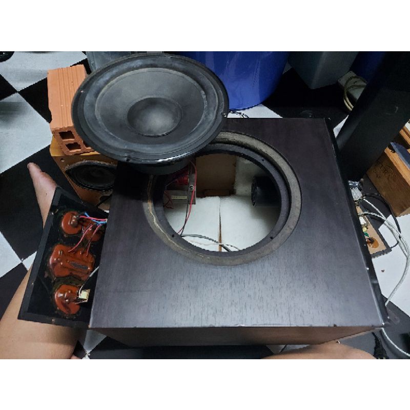 củ loa driver bass sub 2 tấc 8inch 18cm 6ohm 80w từ khủng 120 côn 45 tháo thùng vi tính nansin 2.1 sd208