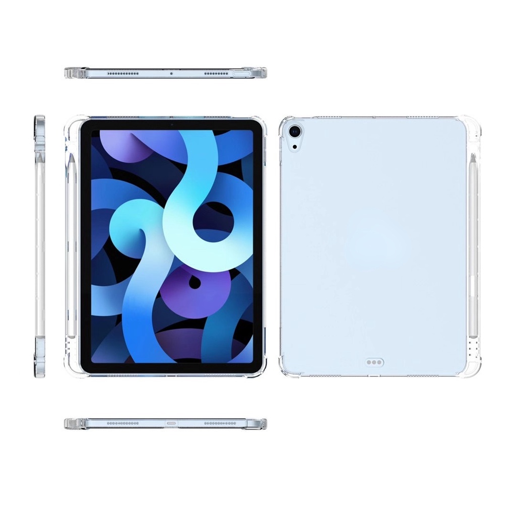 Ốp Máy Tính Bảng Trong Suốt Chống Sốc Có Giá Đỡ Cho iPad Air 5 10.9 2022 Pro 11 2021 Air 4 2020 10.9 inch iPad Air 4 10.9