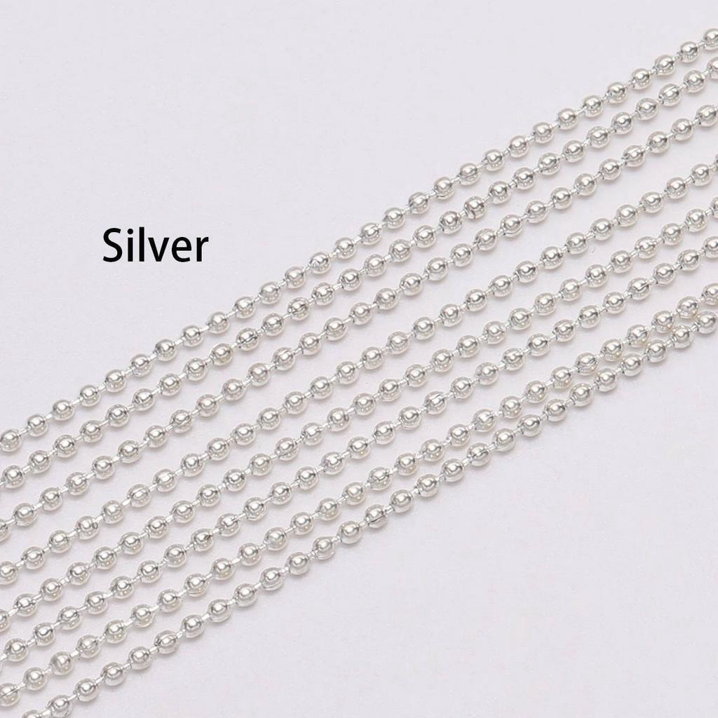 St.kunkka Dây chuỗi hạt tròn dài 10m kích thước 1.2 mm 1.5mm 2mm dùng làm trang sức thủ công