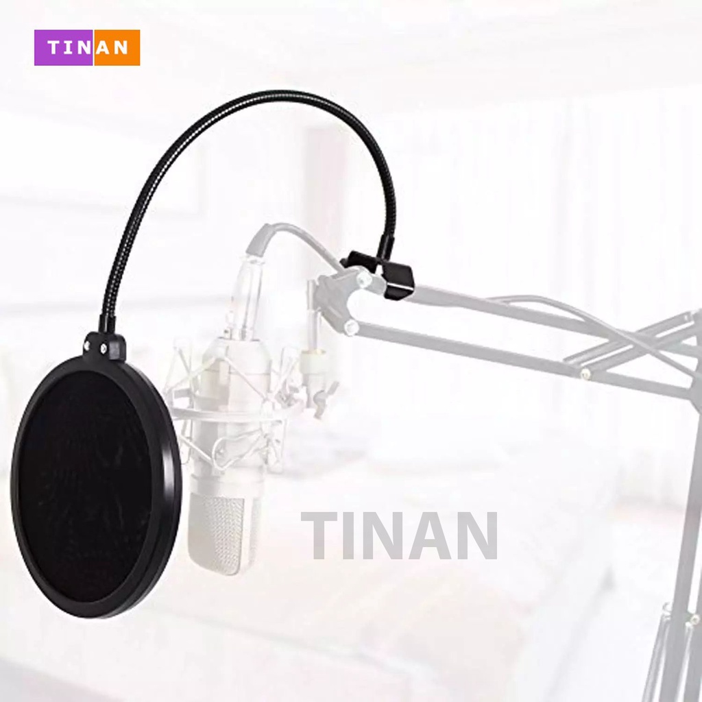 Màng Lọc Âm Thanh POP SHIELD, Phụ Kiện Thu Âm, Ngăn Âm Gió