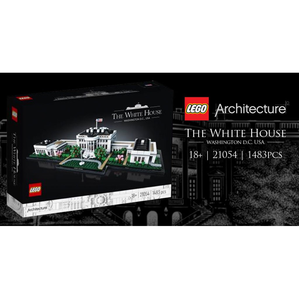 [Hàng chính hãng có sẵn] Lego 21054 Kiến Trúc - Nhà Trắng