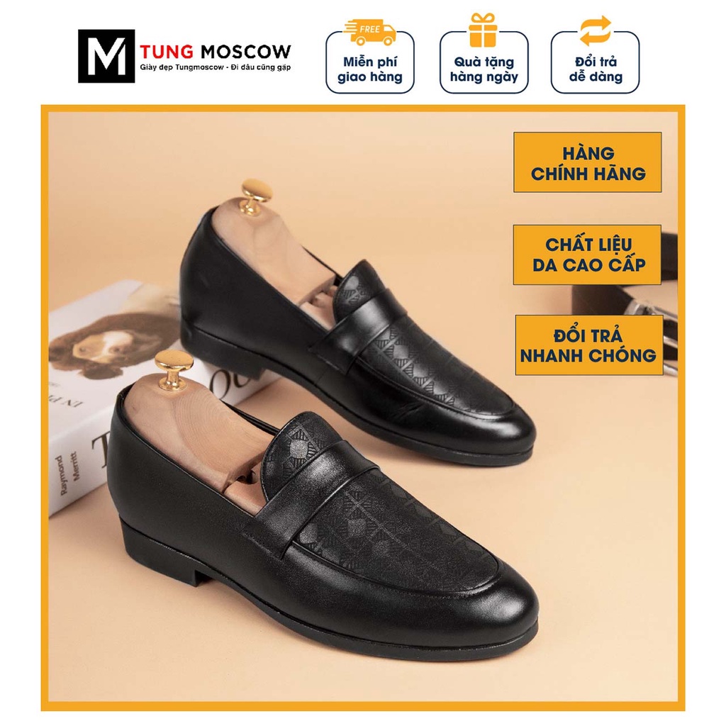 Giày Lười Nam Da Mờ ĐỘN ĐẾ, Giày Nam Tùng Moscow - SP4083