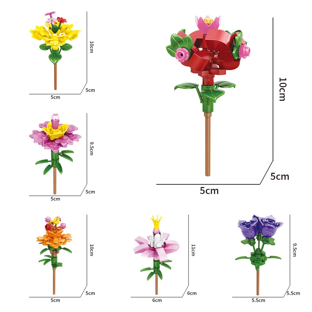 1 Bó Hoa Hồng Bất Tử Hàn Quốc DIY Dùng Làm Quà Tặng