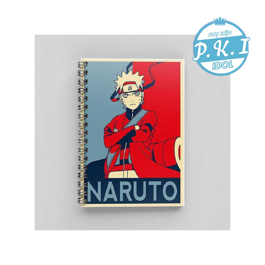 COMBO 3 NOTEBOOK + 3 POSTER A4(Naruto) - QUÀ TẶNG ANIME