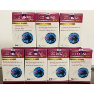 CỐM BỔ NÃO TRẺ EM KID BRAIN USVIP hộp 20 gói