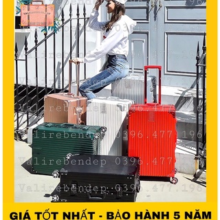 Vali kéo du lịch size 20,size 24 khung nhôm khóa sập, khóa kéo, chống trôm, chống bể vỡ,vali nhôm sỉ toàn quốc