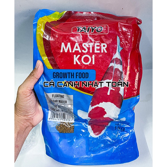 THỨC ĂN KOI TĂNG TRƯỞNG MASTER KOI TAIYO 1KG