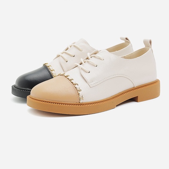 Giày oxford Dusto mẫu mới phối 2 màu