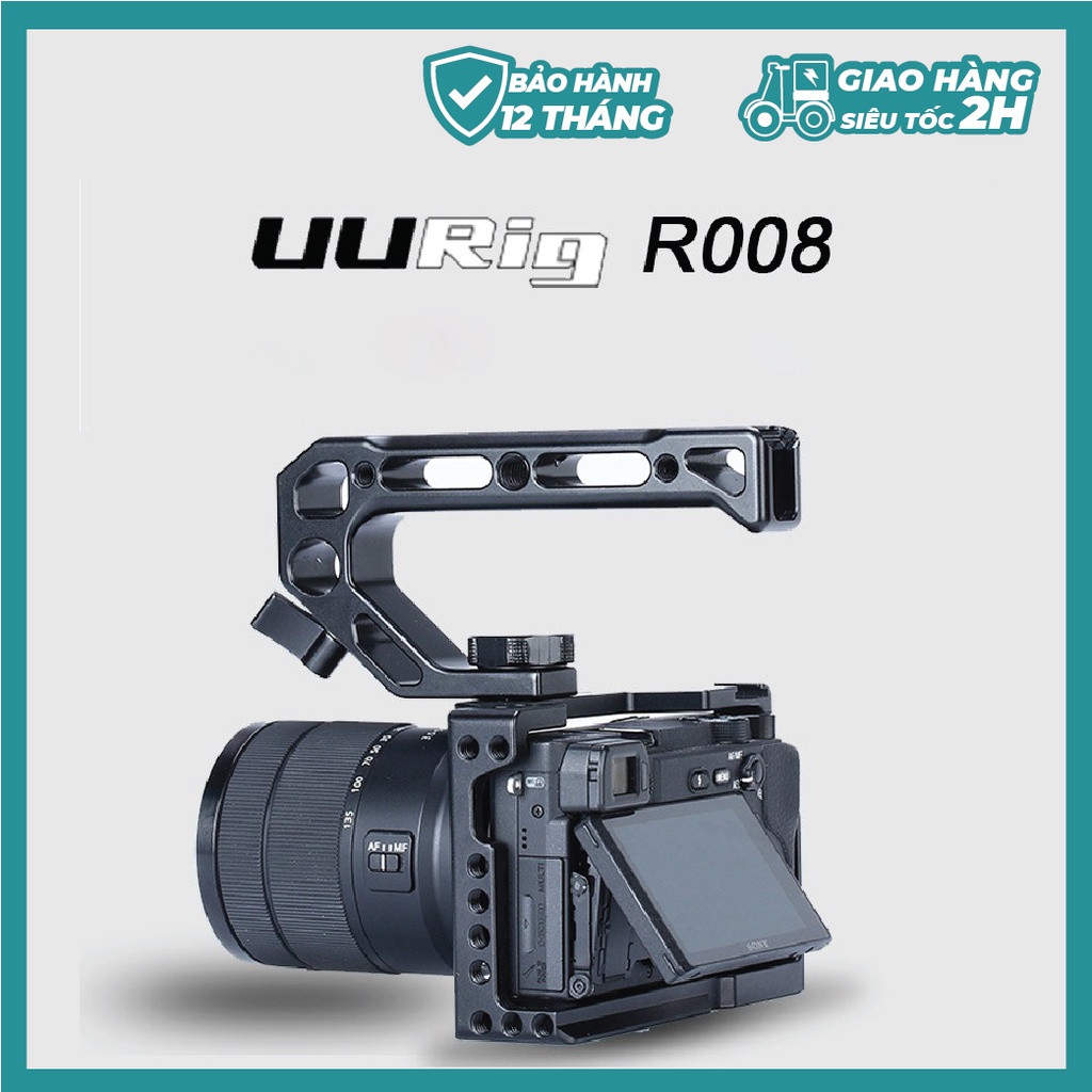 [Mã 1512ELSALE hoàn 7% đơn 300K] TAY CẦM ULANZI UURIG R008 HANDHELD - HỖ TRỢ QUAY PHIM