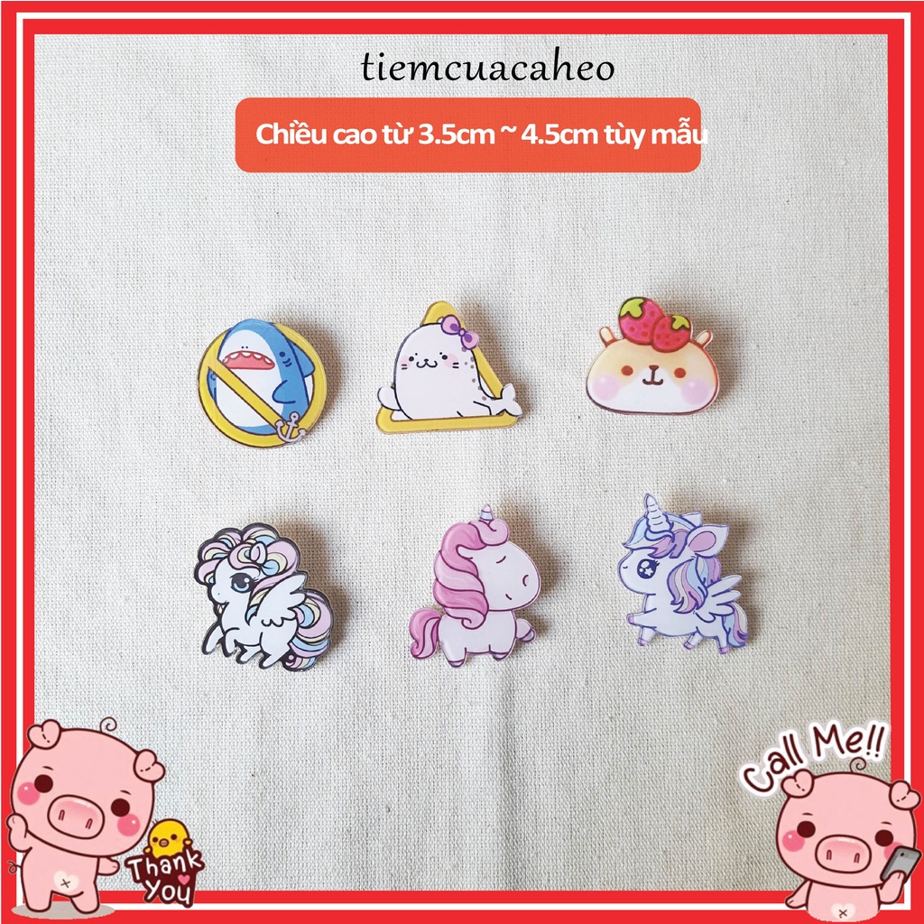 Tổng hợp Pin & châm, ghim cài áo, balo túi xách, huy hiệu gài phụ kiện trang trí phong cách cute hàn quốc hot tiktok