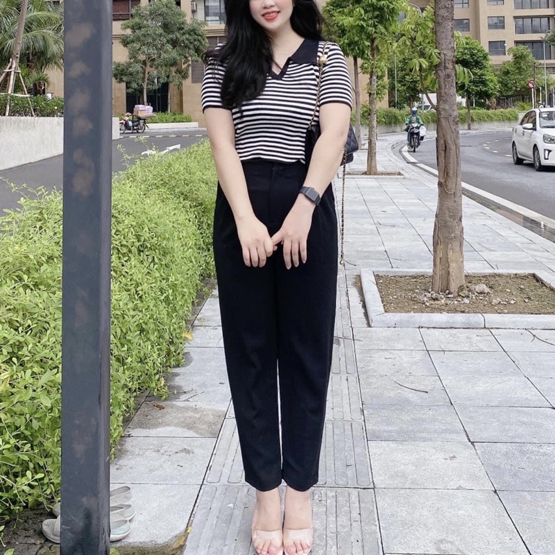 Quần vải BIGSIZE dễ phối đồ có kèm cả size nhỏ cho chị em mặc thoải mái - GEM Fashion