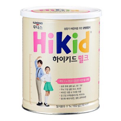 Sữa Hikid Hàn Quốc vị vani cho bé từ 12 tháng tuổi phát triển chiều cao, trí não