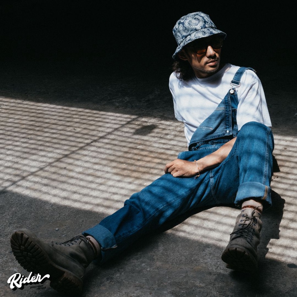Mũ Nón Bucket Nam Nữ Unisex Vành Cụp - RIDER STREETWEAR - Hoạ Tiết Phong Cách Vintage,Retro